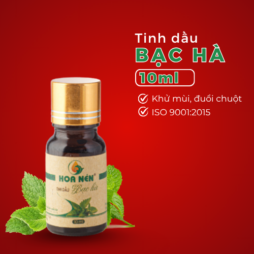 HOA NÉN - Tinh dầu bạc hà (10ml Vegan)