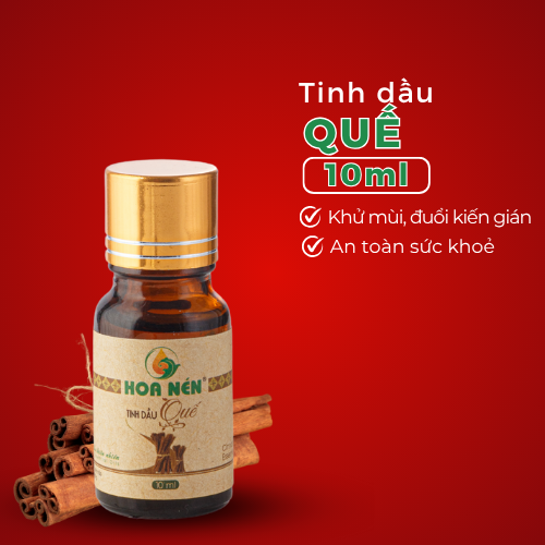 HOA NÉN - Tinh dầu quế (10ml Vegan)