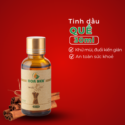 HOA NÉN - Tinh dầu quế (30ml Vegan)