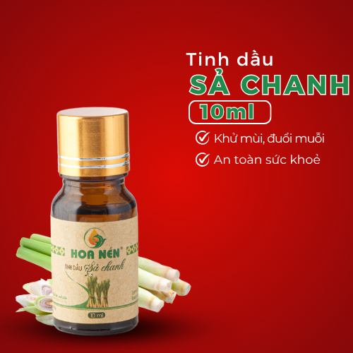 HOA NÉN - Tinh dầu sả chanh (10ml Vegan)